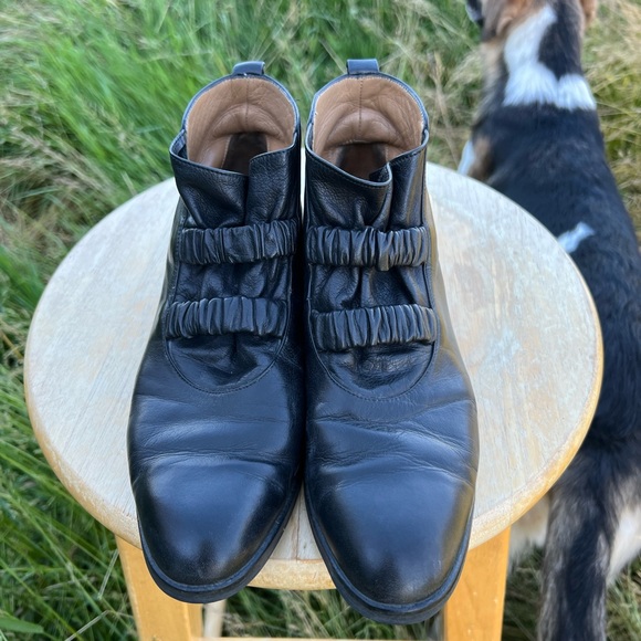 Rare! Tokio Kumagai black leather shoes - Picture 6 of 7